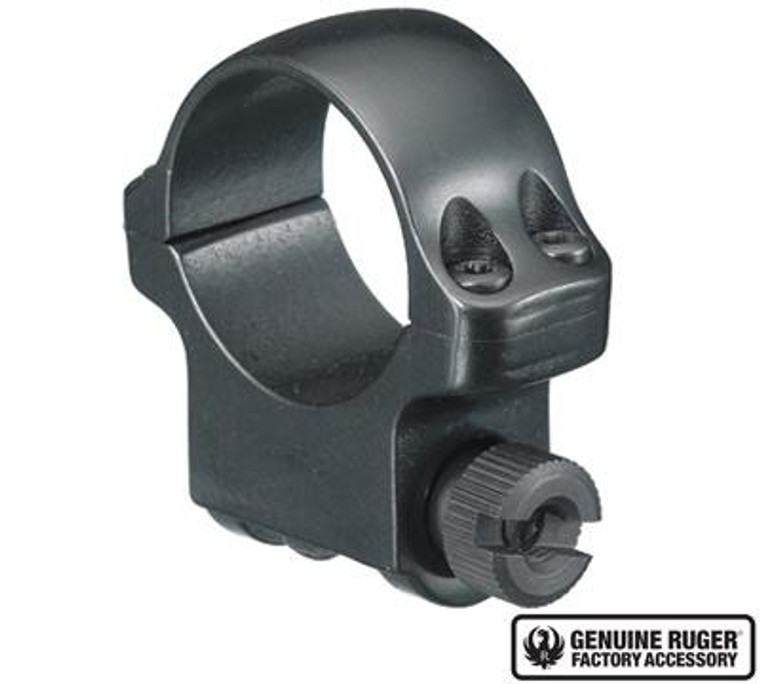 Ruger 4B Medium Scope Ring with Blued Finish - 736676902705