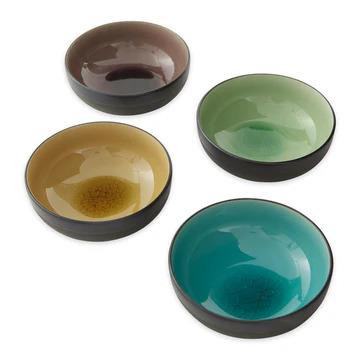 Rsvp Japanese Crackle Porcelain Rice Bowls - 053796400486