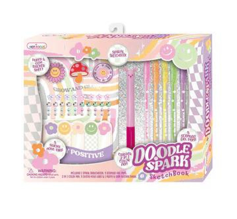 Hot Focus Doodle Spark Sketchbook - Good Day - 842817070957