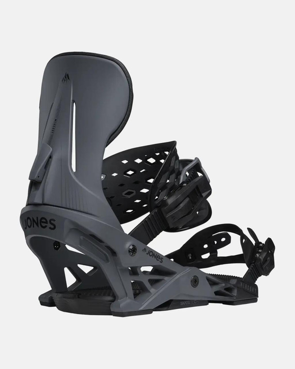 JONES Mercuryフリースタイル ビンディング ブラック Jones Men's Mercury Snowboard Binding - Shadow Gray - Yeager's