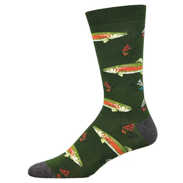 Socksmith Stout Trout Socks - Green - 848292007563