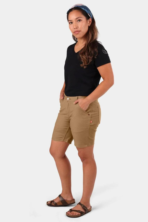 Dovetail GO TO™ Stretch Canvas Short - Sawdust Brown - 840130556011