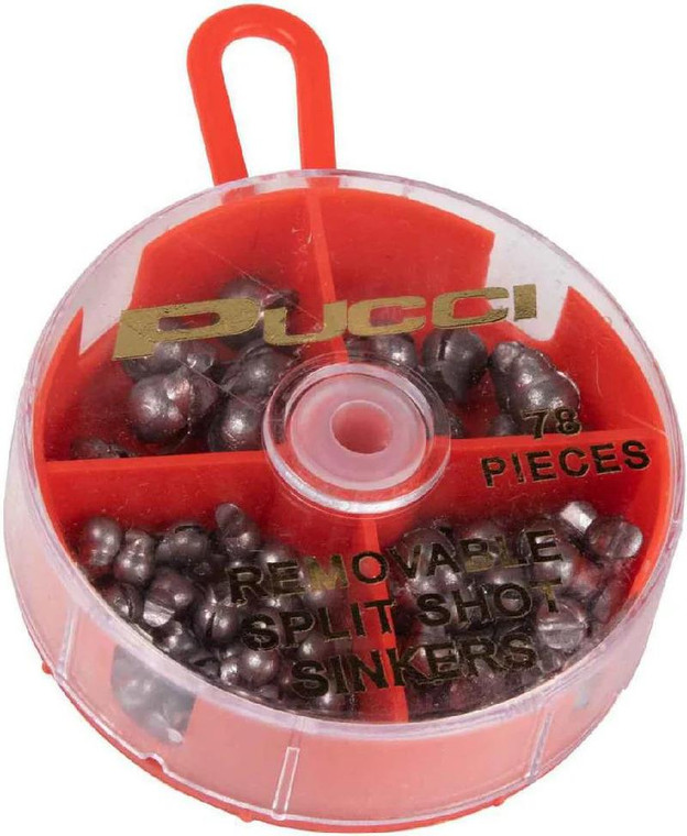 Pucci Split Shot Sinker Selector 78pcs - 015789113568