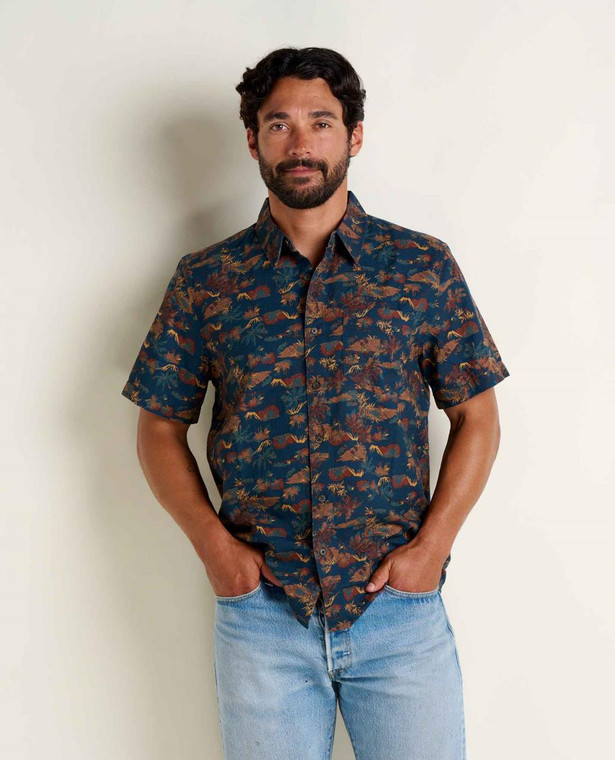 Toad & Co. Fletch Shirt - Midnight Print - 194856296080