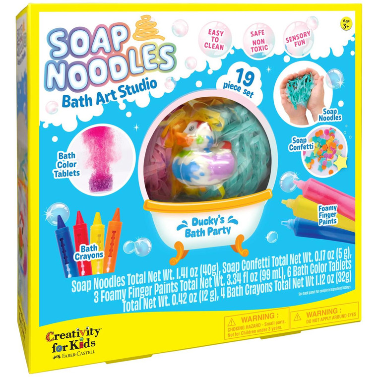 Faber Castell Soap Noodles Bath Art Studio - 092633325407