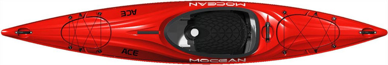 Mocean 12' Ace - Red $1,799 - 400100000643