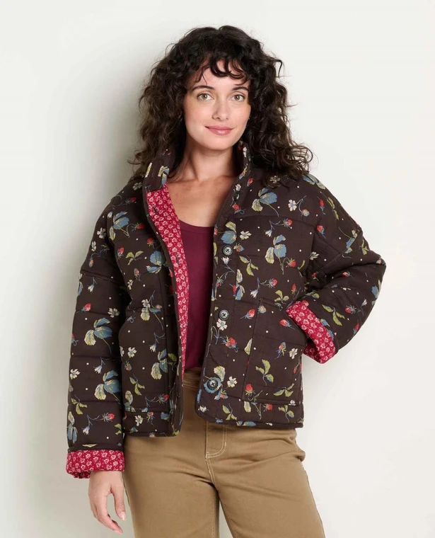 Toad & Co. Manzana Quilted Jacket - Barnwood Print - 194856311622