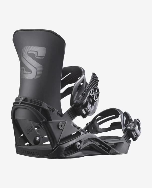 Salomon District Men's Snowboard Bindings - Black - 198720442320