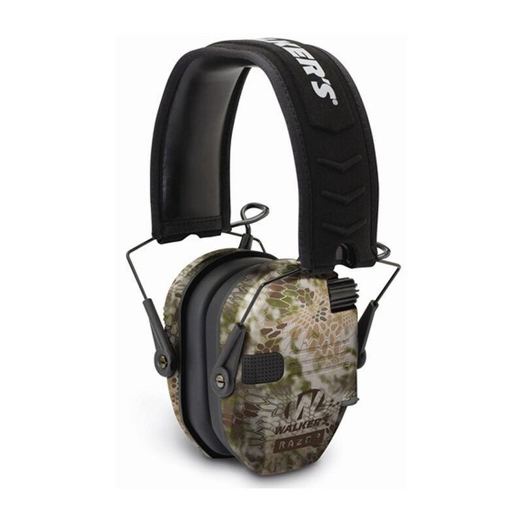 Walkers GWPRSEMKPT Razor Slim Polymer 23 dB Over the Head Kryptek Highlander Ear - 888151013069