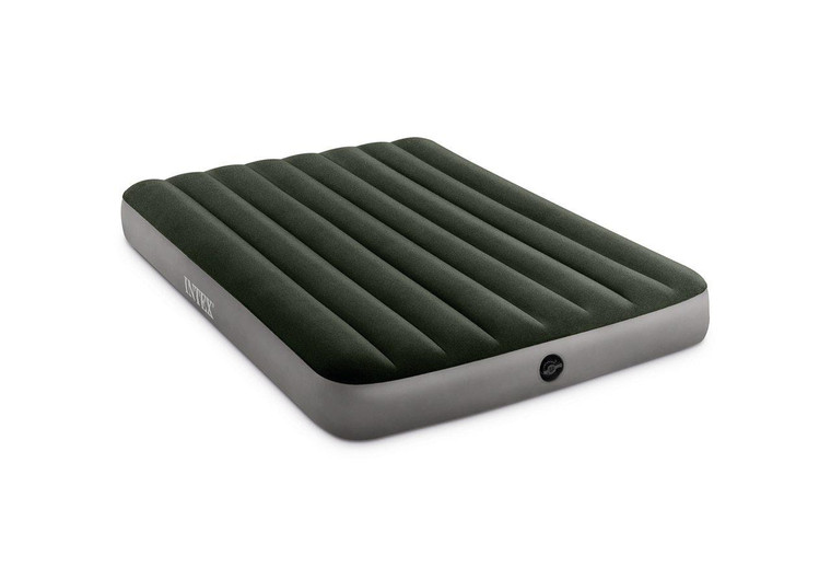 Intex 10in Full Size Dura-Beam Prestige Downy Airbed Left Side View