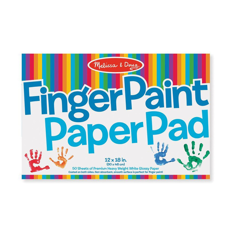 Melissa & Doug Finger Paint Paper Pad 12X18 - 000772041065