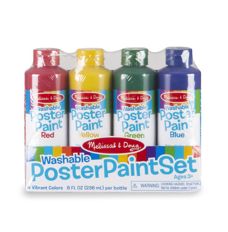 Melissa & Doug Washable Poster Paint Set - 000772041270