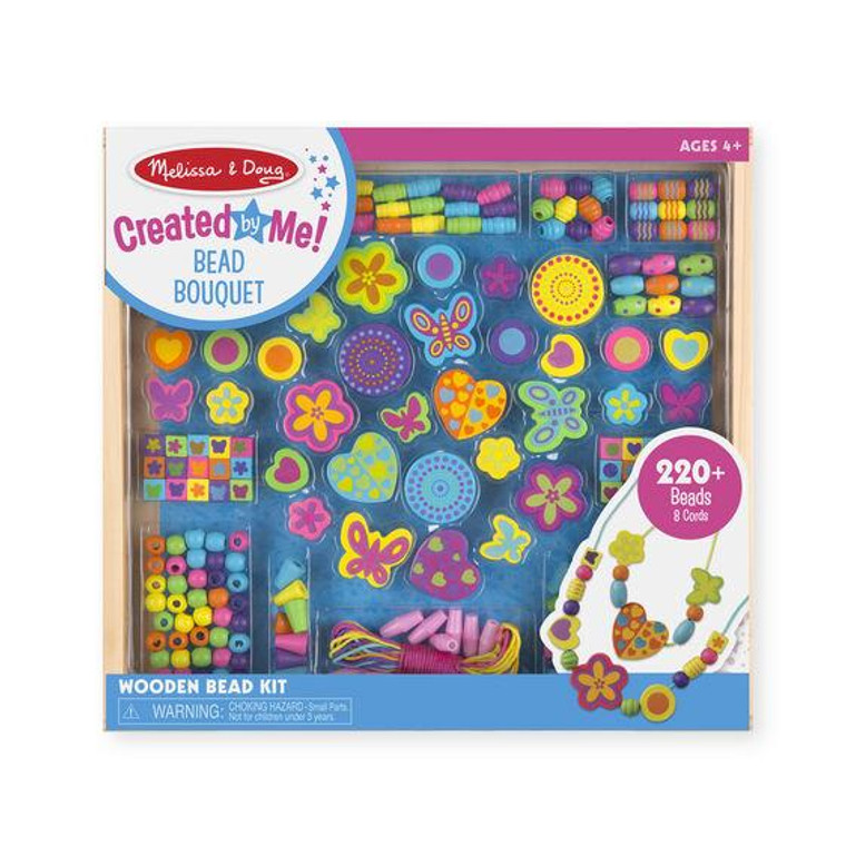 Melissa & Doug Created by Me! Bead Bouquet Wooden Bead Kit - 000772041690