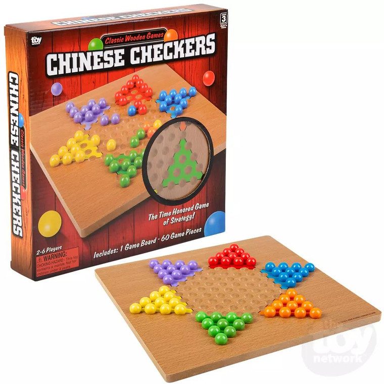 Wooden Chinese Checkers - 097138923561