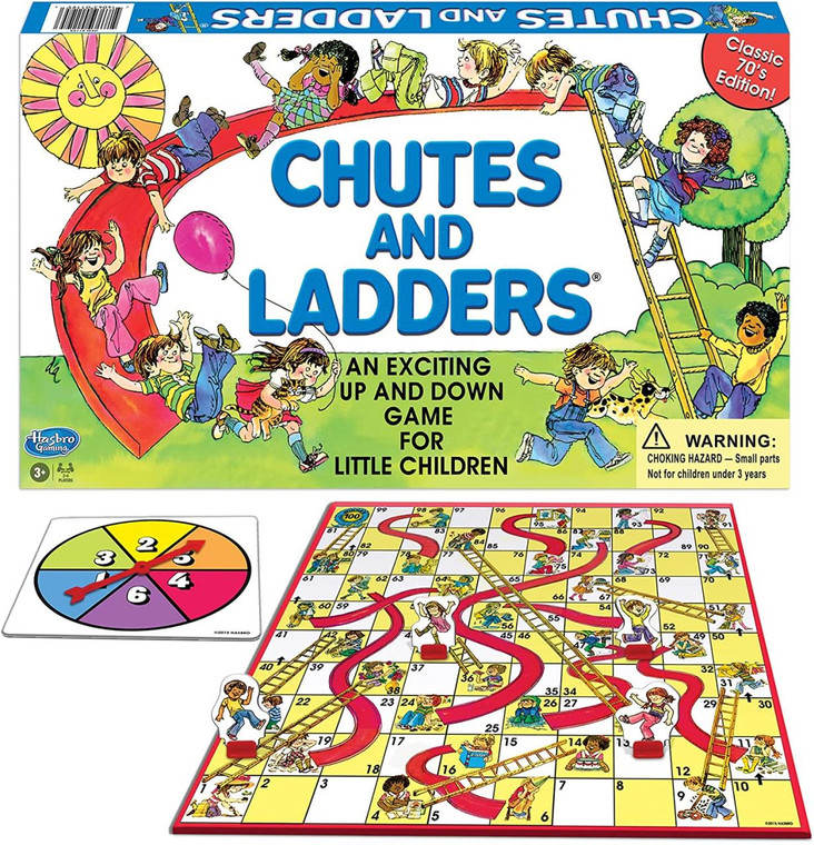 Classic Chutes & Ladders - 714043011953