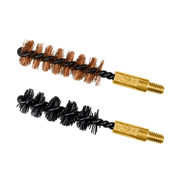 Otis Technology, Inc 9mm /.38 Pistol Bronze And Nylon Bore Brush Set - 014895002421