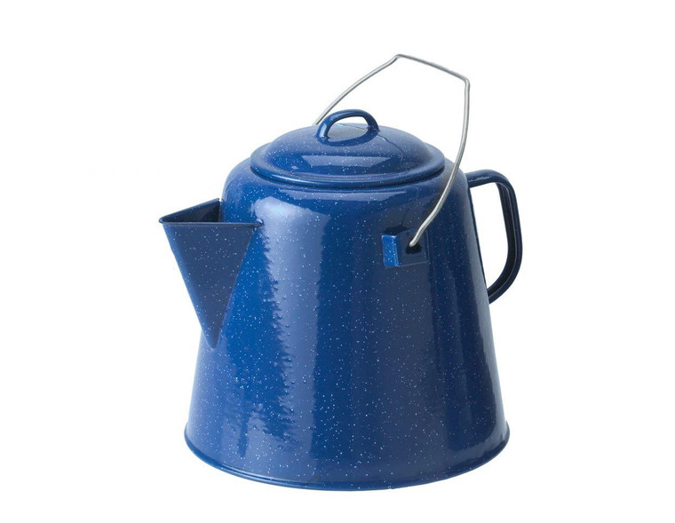 20-Cup Blue Enamelware Kettle - 090497151606