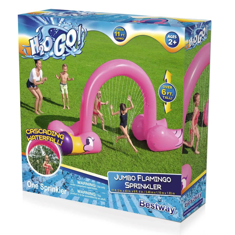 Bestway International Limited H2OGO! Jumbo Flamingo Sprinkler Arch - 52382E