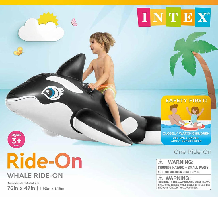 Intex Recreation Whale Ride-On - 078257313723