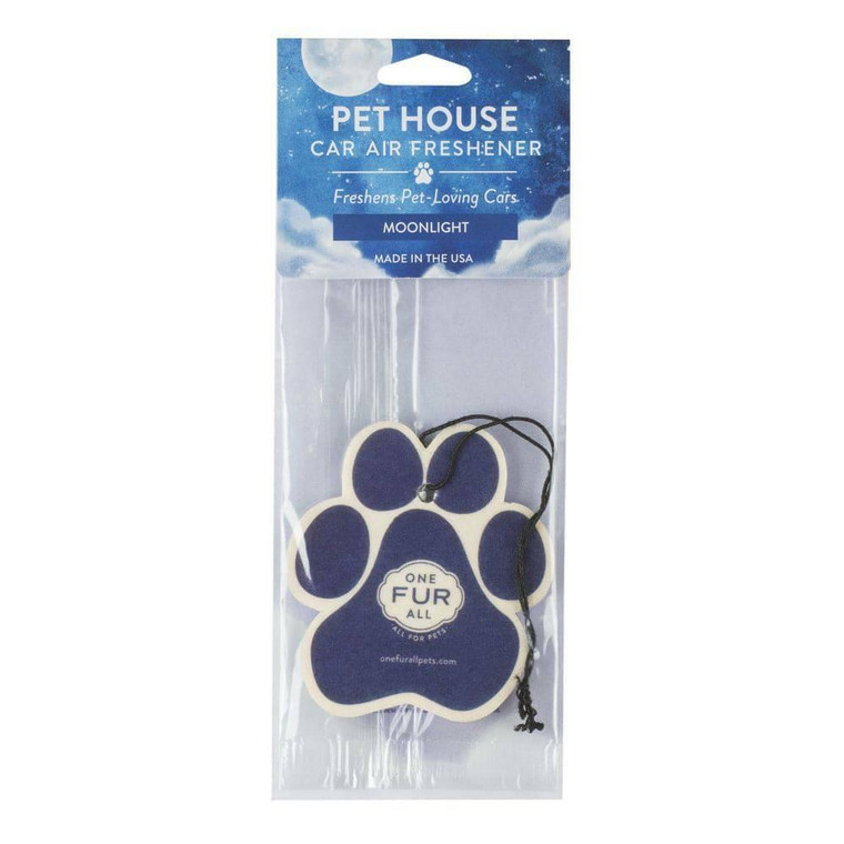 One Fur All By Pet House Car Freshner Moonlight - 612520695187