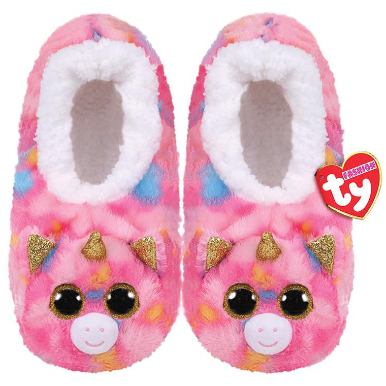 Ty Inc Fantasia Unicorn Slippers - 008421953011