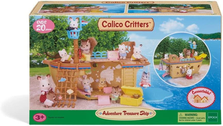 Epoch Everlasting Calico Critters Adventure Treasure Ship - 020373214095