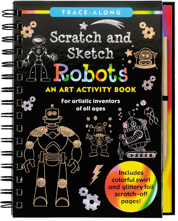 Peter Pauper Robots Scratch & Sketch - 9781441318121