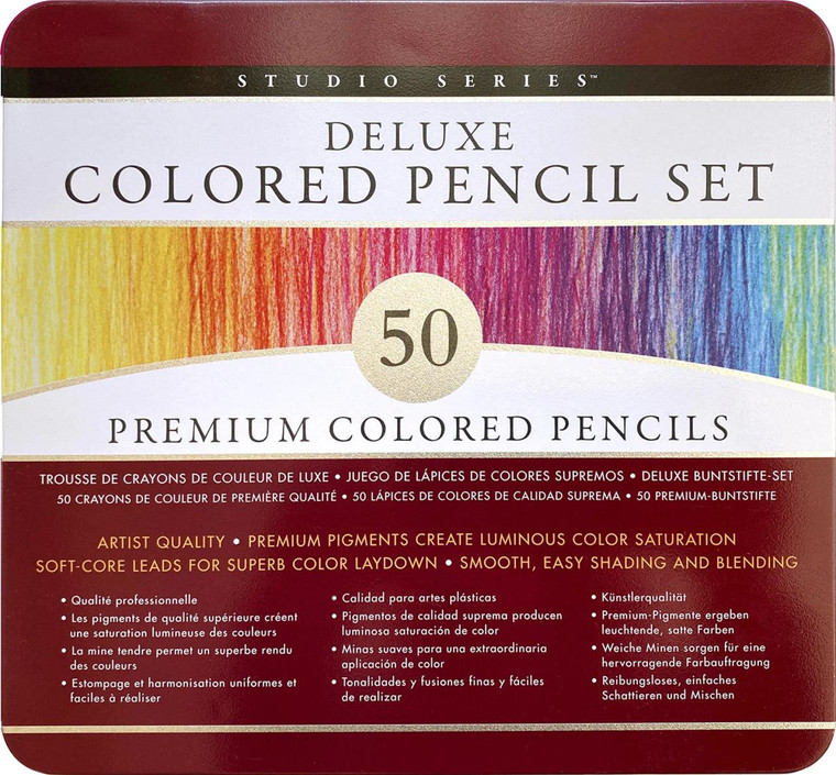 Peter Pauper Deluxe Colored Pencil Set - 9781441321343