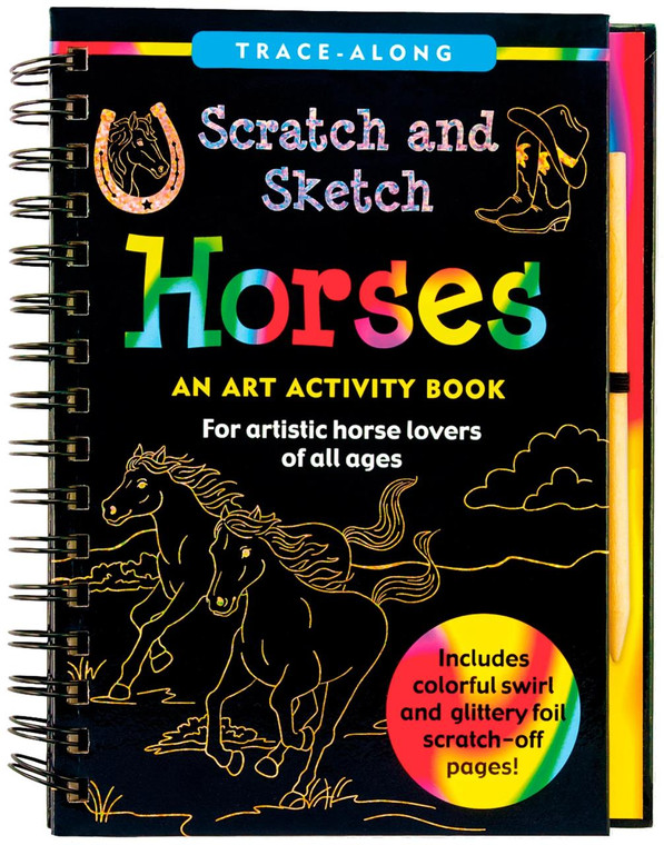 Peter Pauper Horses Scratch & Sketch - 9781441322517