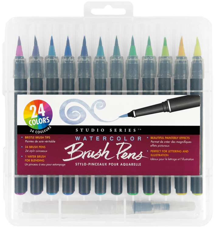Peter Pauper Watercolor Brush Marker Pens - 9781441329158