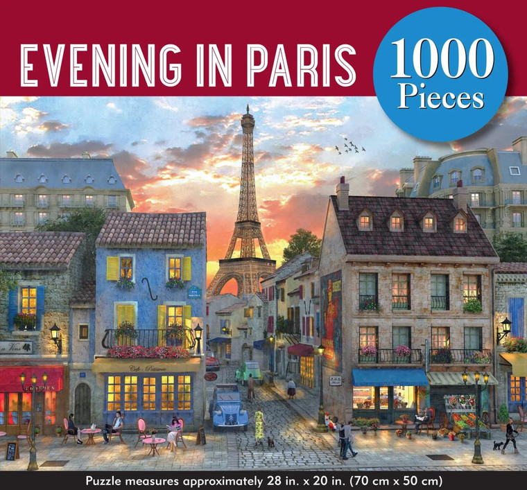Peter Pauper Evening In Paris 1000pc Puzzle - 9781441330567