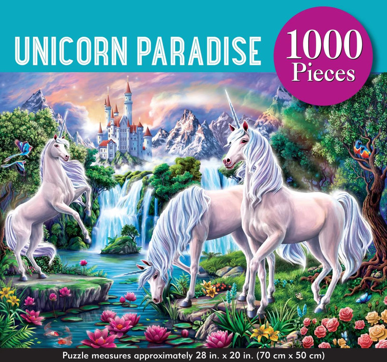 Peter Pauper Unicorn Paradise 1000pc Puzzle - 9781441330628