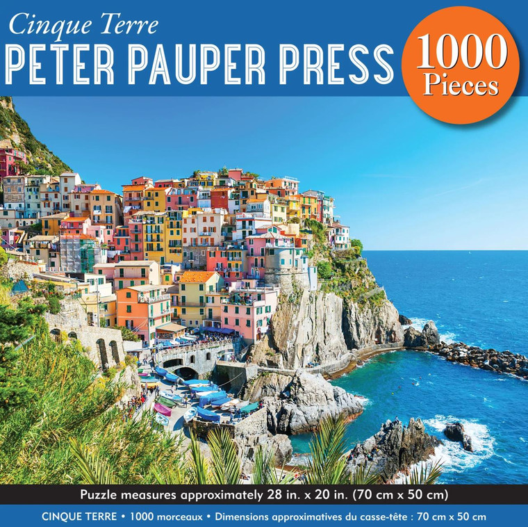 Peter Pauper Cinque Terre 1000pc Puzzle - 9781441333360