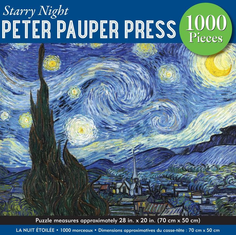 Peter Pauper Starry Night 1000pc Puzzle - 9781441333896