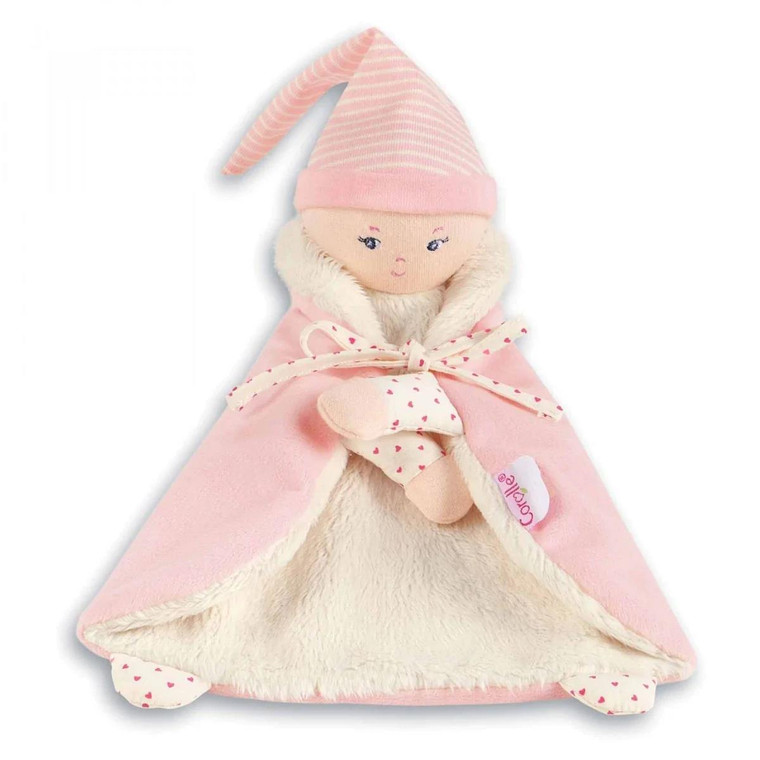 Corolle Blanky Doll Pink Cotton Flower - 887961093070