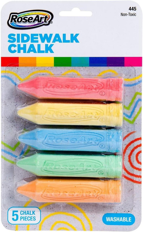 Mattel Inc Sidewalk Chalk 5 Pack - 072348004453