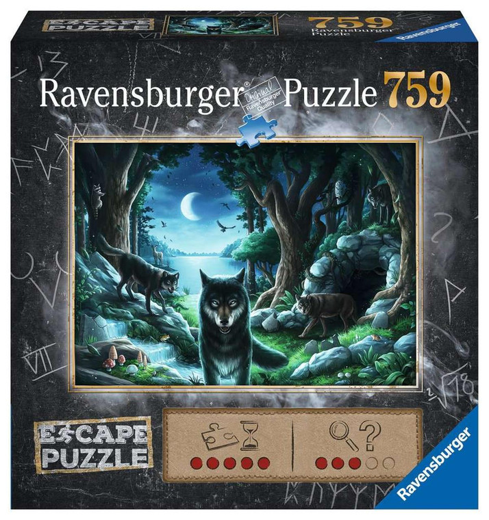 Ravensburger Curse Of The Wolves 759pc Escape Puzzle - 4005556164349