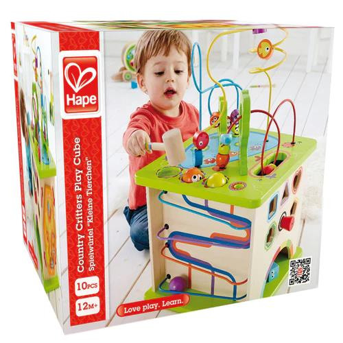 Hape International Country Critters Play Cube - Yeager's Sporting
