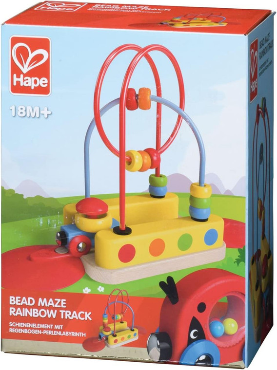 Hape International Bead Maze Rainbow Track - 6943478015128