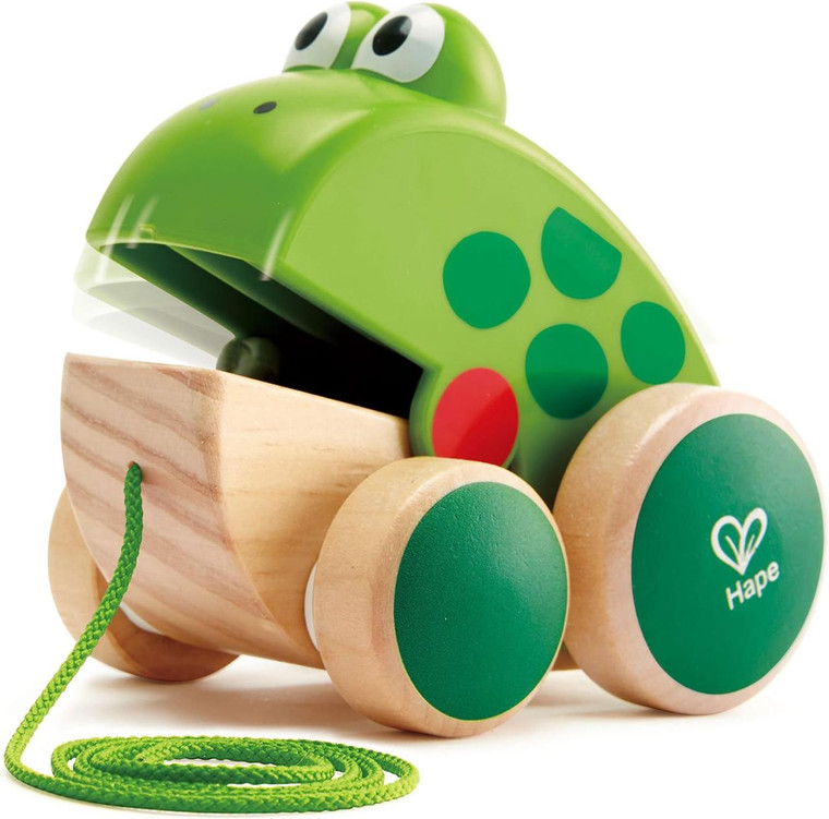 Hape International Frog Pull Along - 6943478025066