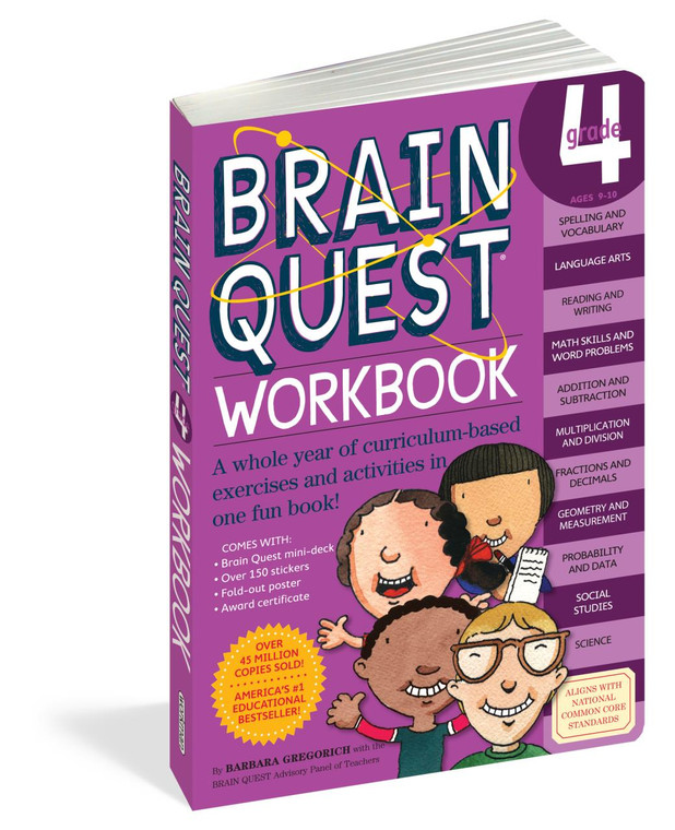 Workman Publishing 4th Grade Brain Quest Workbook - 9780761150183