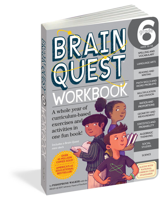 Workman Publishing 6th Grade Brain Quest Workbook - 9780761182436