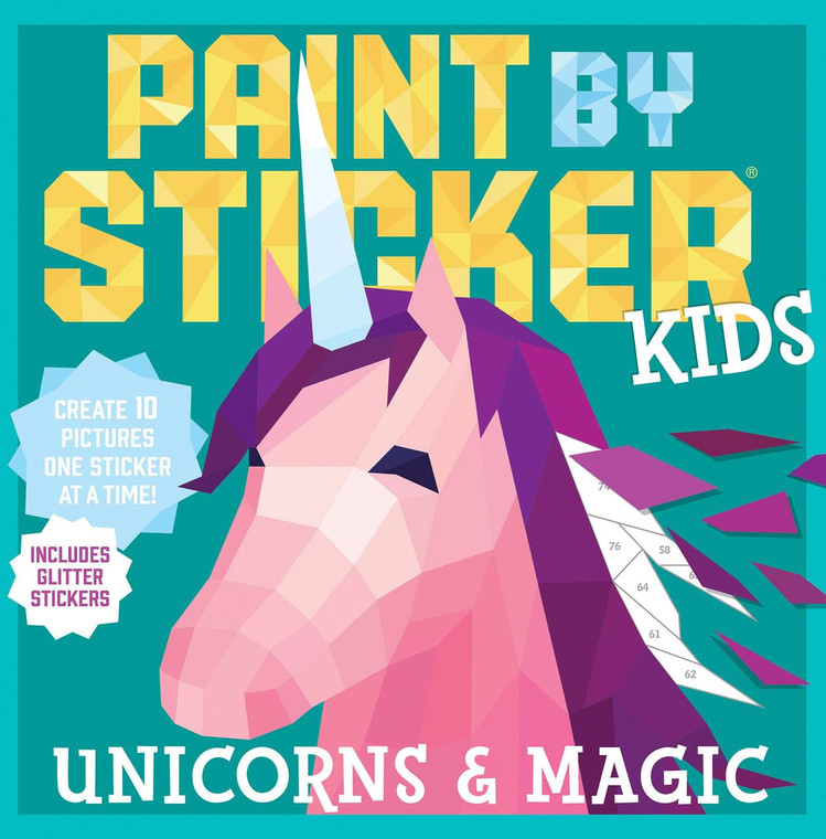 Workman Publishing Paint By Sticker Kides Unicorns & Magic - 9781523507634