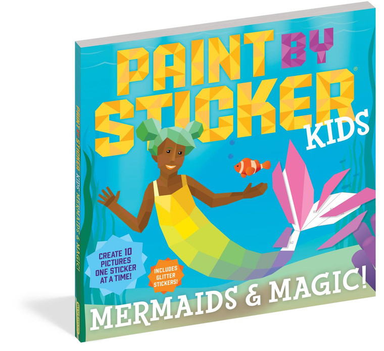 Workman Publishing Paint By Sticker Mermaids & Magic - 9781523510436
