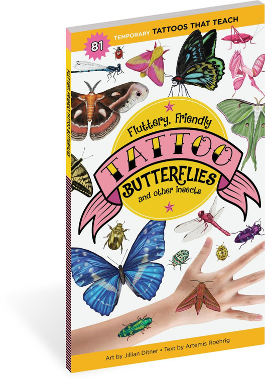 Workman Publishing Fluttery, Friendly Tattoo Butterflies - 9781635862027