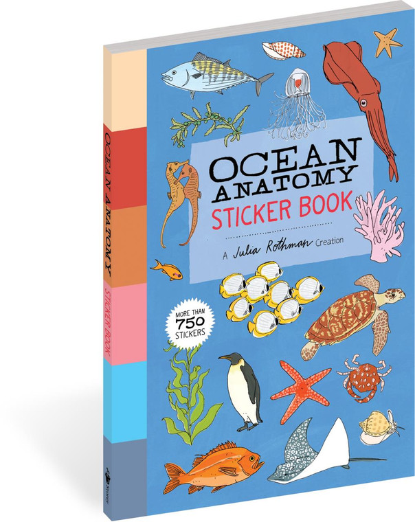 Workman Publishing Ocean Anatomy Sticker Book - 9781635865370