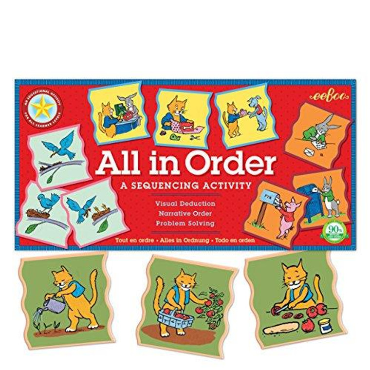 Eeboo All In Order Game - 689196506611