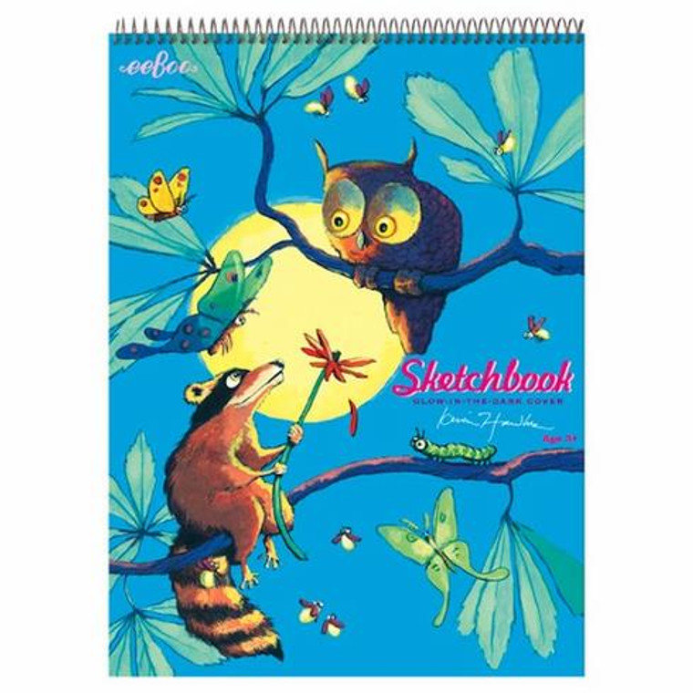 Eeboo Raccoon And Owl Sketchbook - 689196877810