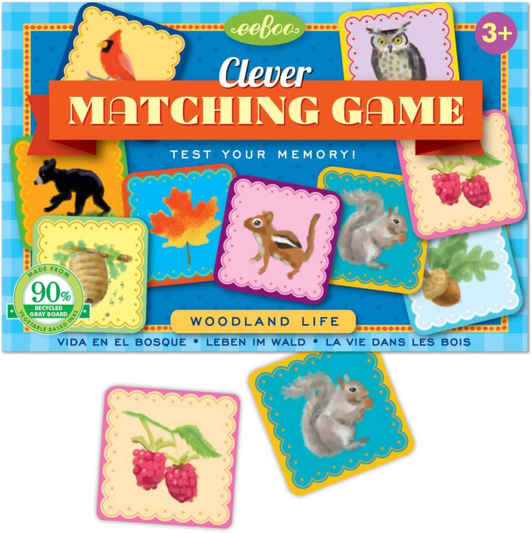 Eeboo Woodland Matching Game - 689196505768