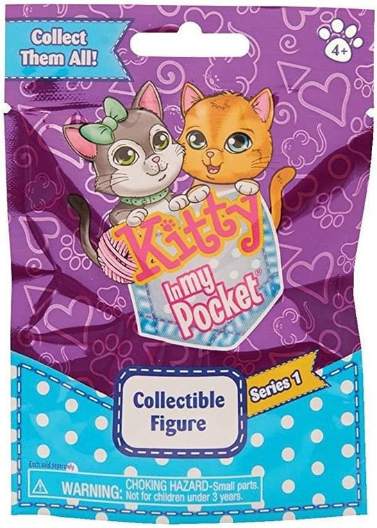 Everest Toys Assorted Kitty In Pocket Collectible Figures - 886144485008